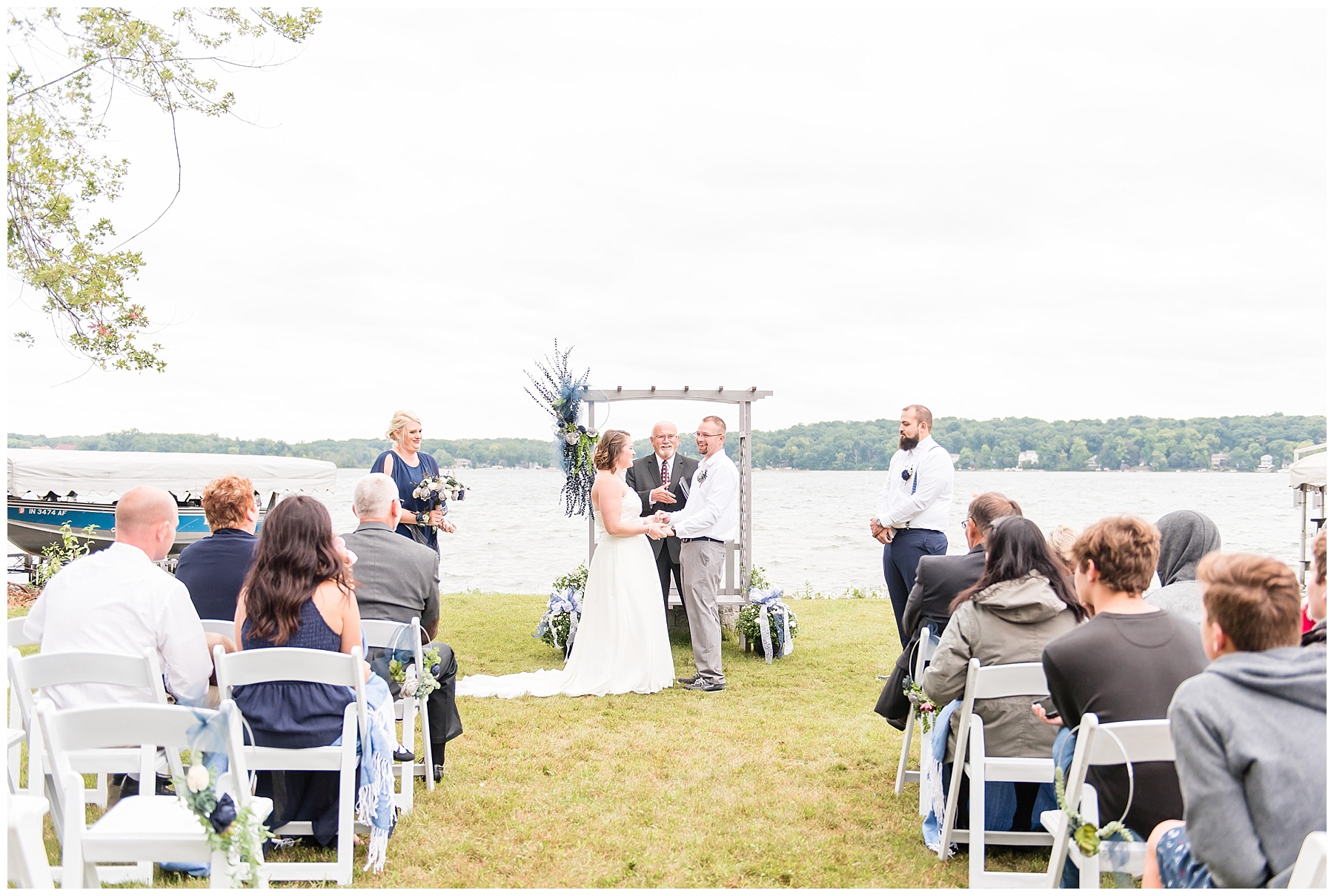 Lake James Indiana Wedding