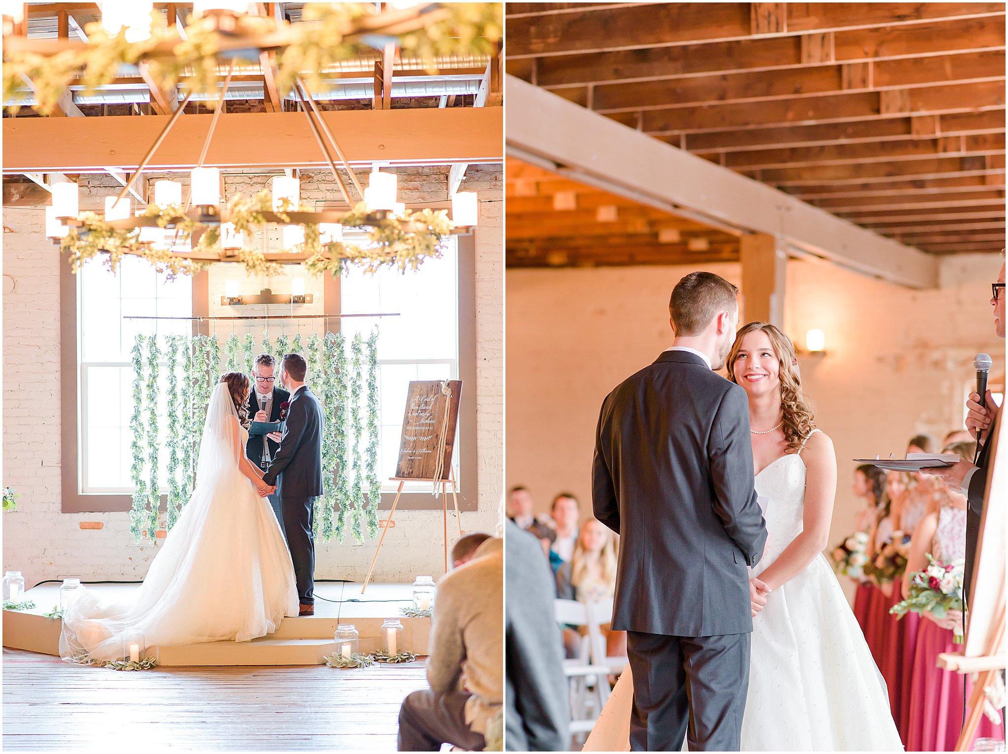 Coppes Commons Joining Room wedding ceremony