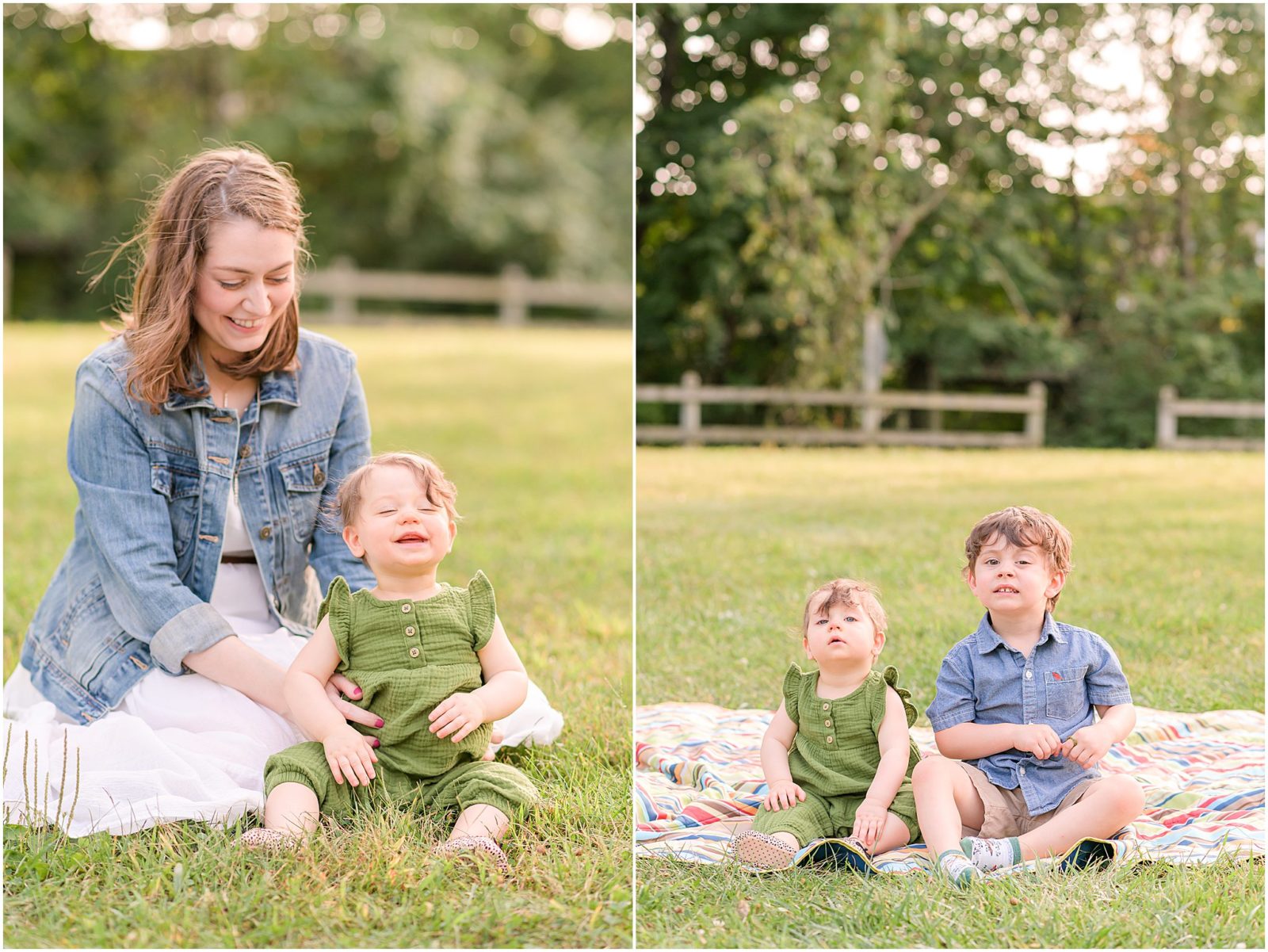 Mom and toddler Cool Creek Park family session