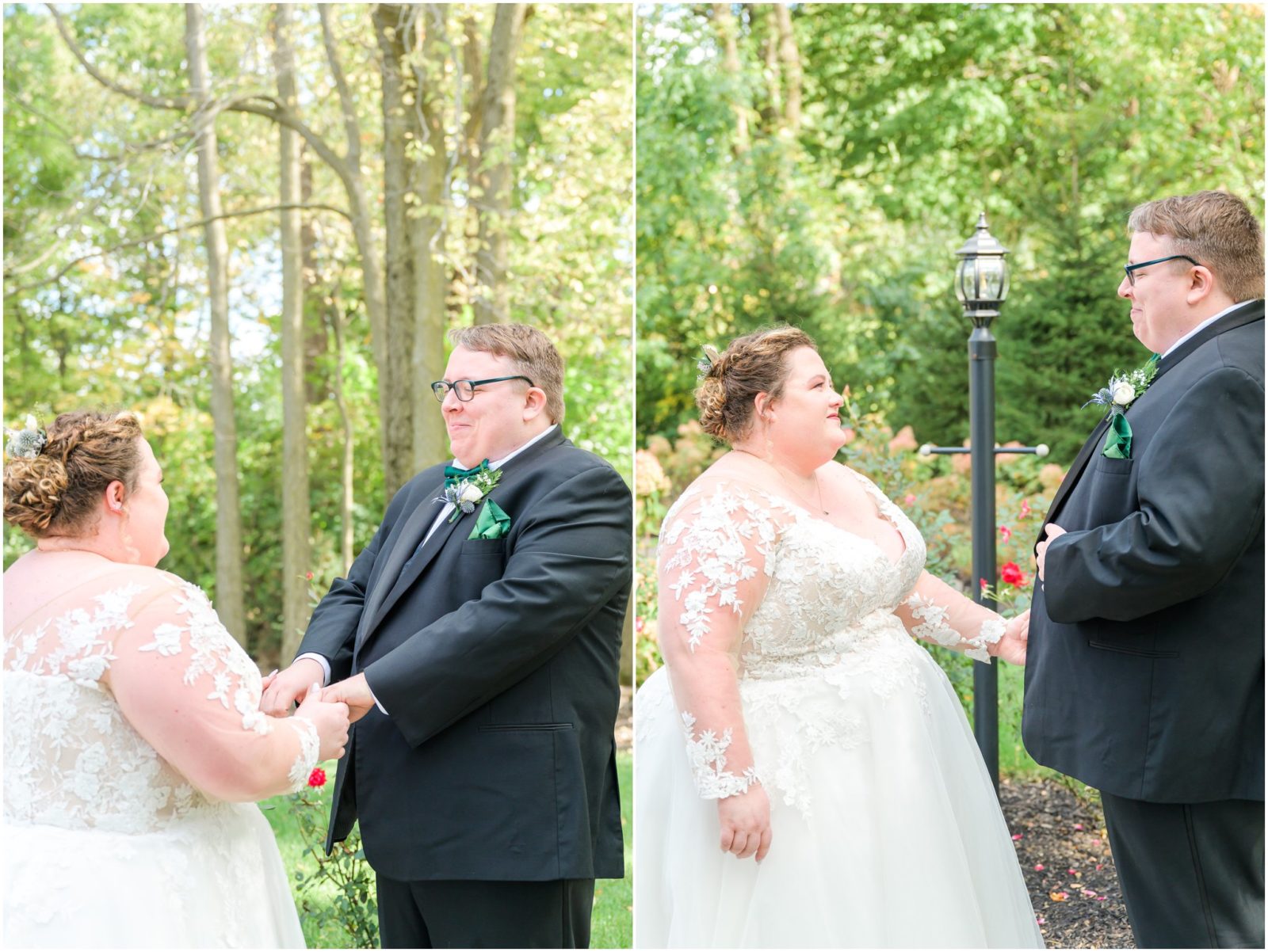 first look Balmoral House wedding