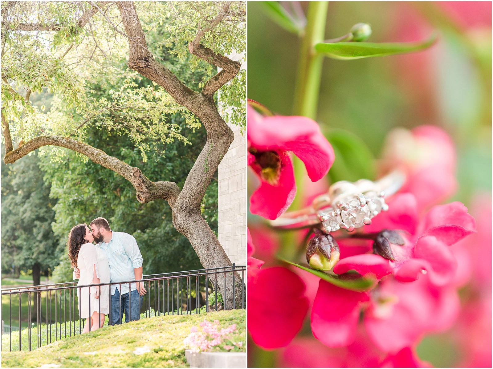 Gardens Summertime Engagement Session Maddie + Joe