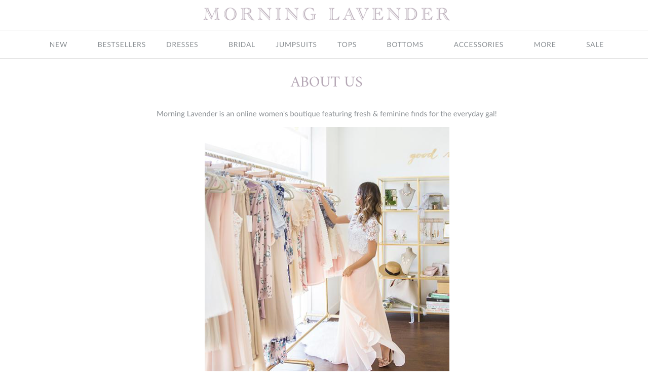 Morning Lavender Online Boutiques