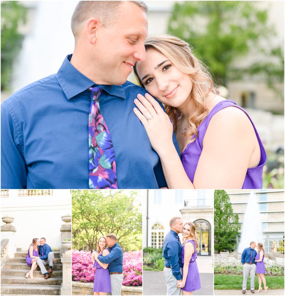 Newfields Spring Engagement Session