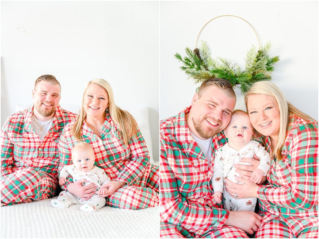 Christmas family photos Studio on the alley Zionsville, IN