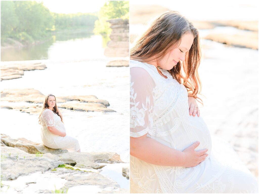 Cataract Falls maternity photo shoot