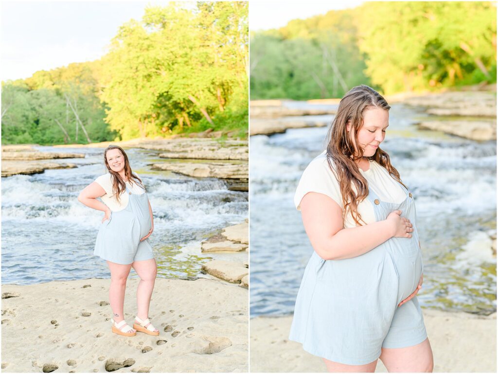 Cataract Falls maternity photo shoot