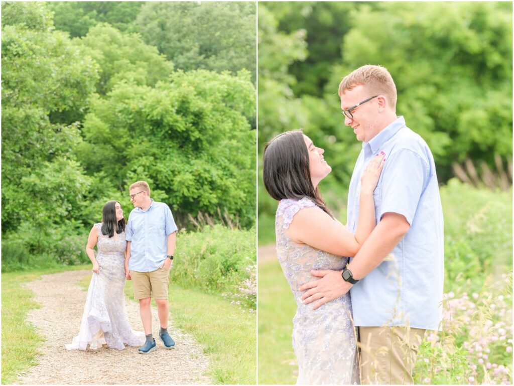 Engagement photos at Purdue University