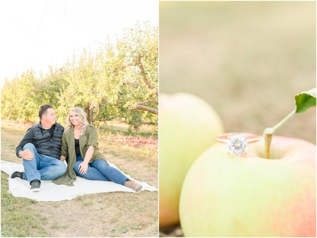 Anderson Orchard engagement session