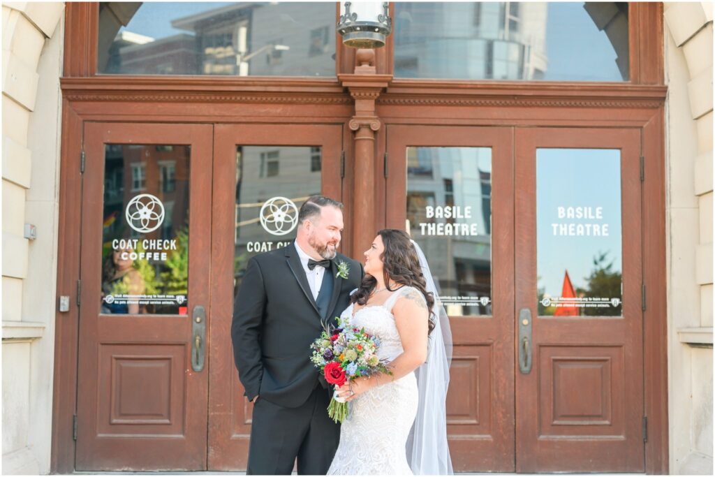 Bride and groom pictures The Rathskeller wedding
