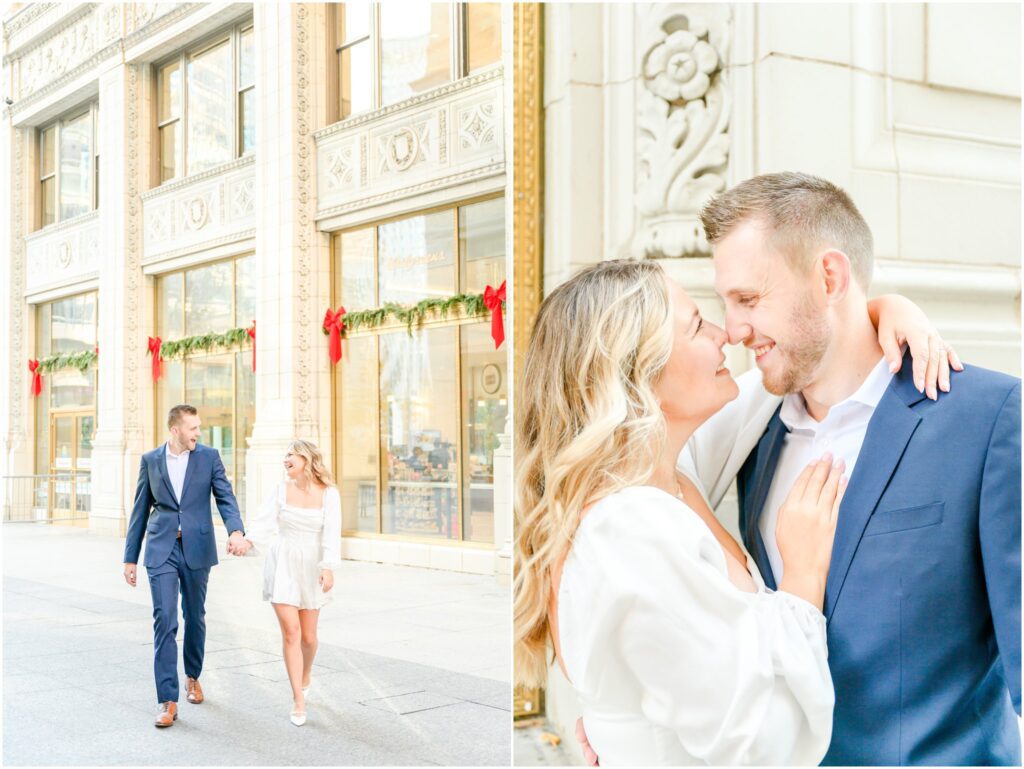 Wrigley Building engagement session