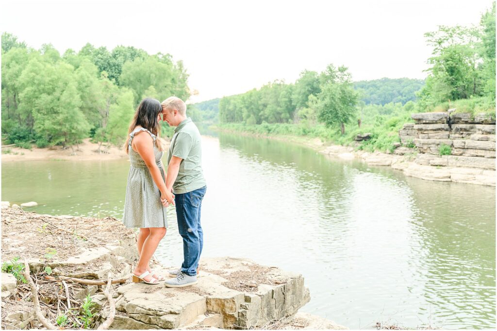 Cataract Falls engagement session 