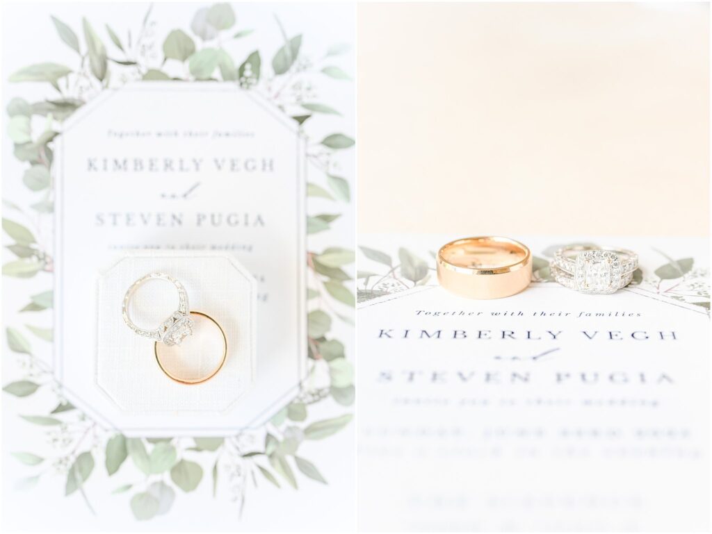 The Sixpence wedding flatlay