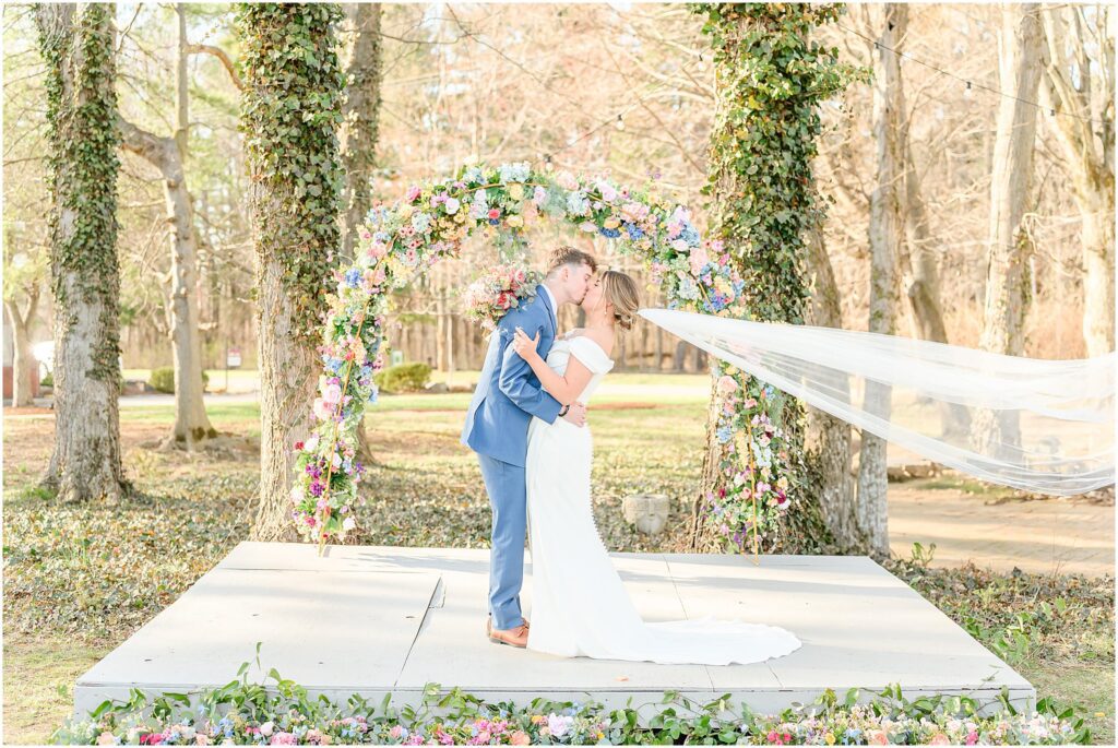 Bride and groom photos The Red Barn At Sycamore Farm wedding