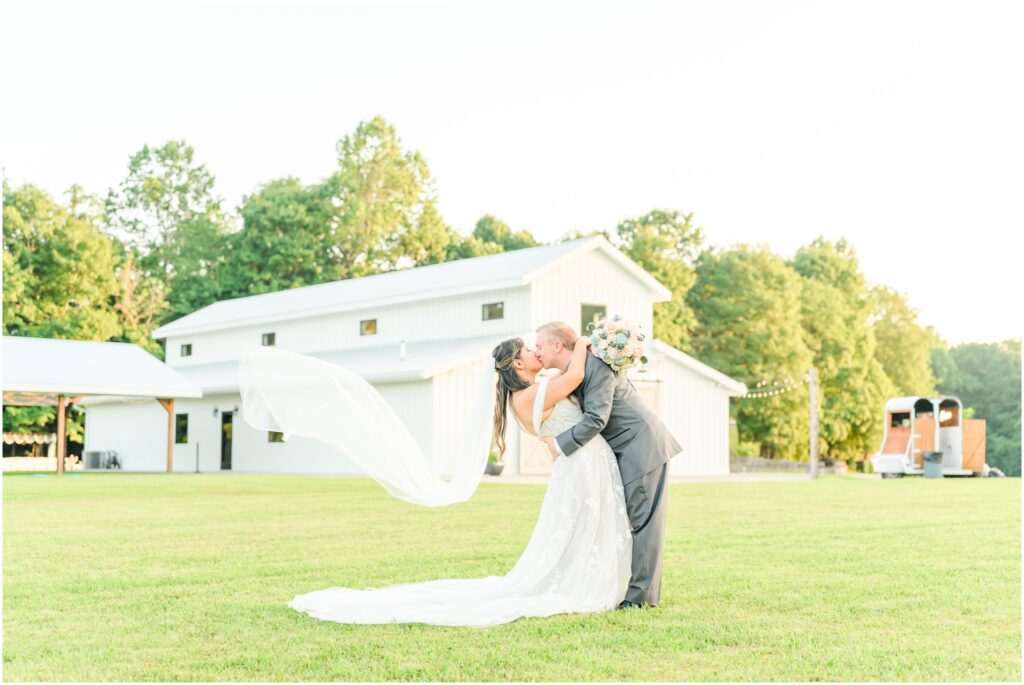 Bride and groom photos The Barn on Jericho wedding