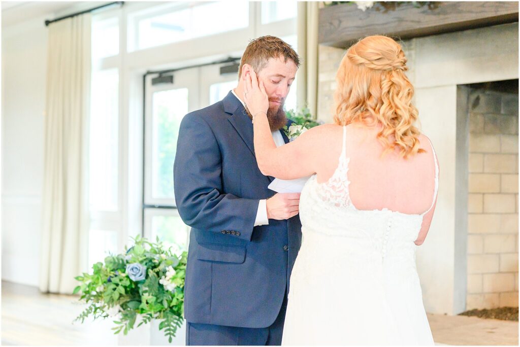 First Look Iron and Ember wedding