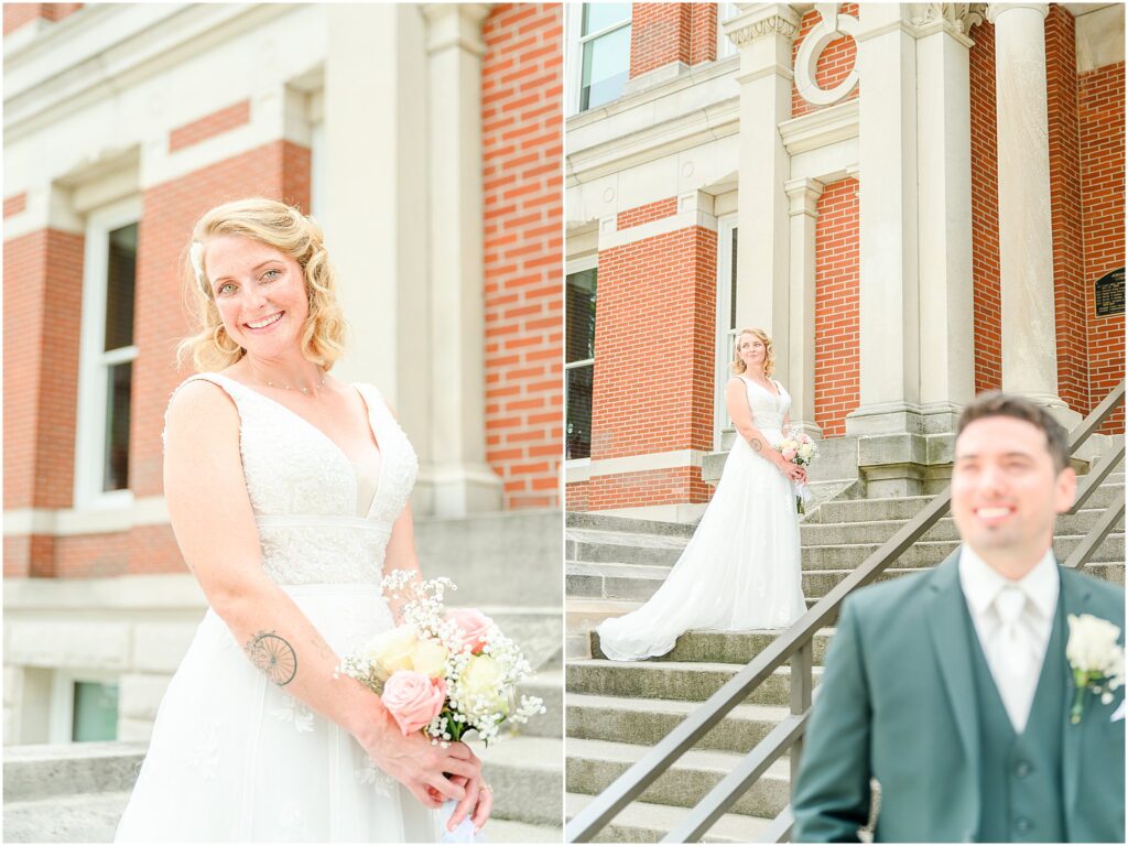 Bride and groom photos Coffeehouse 5 wedding