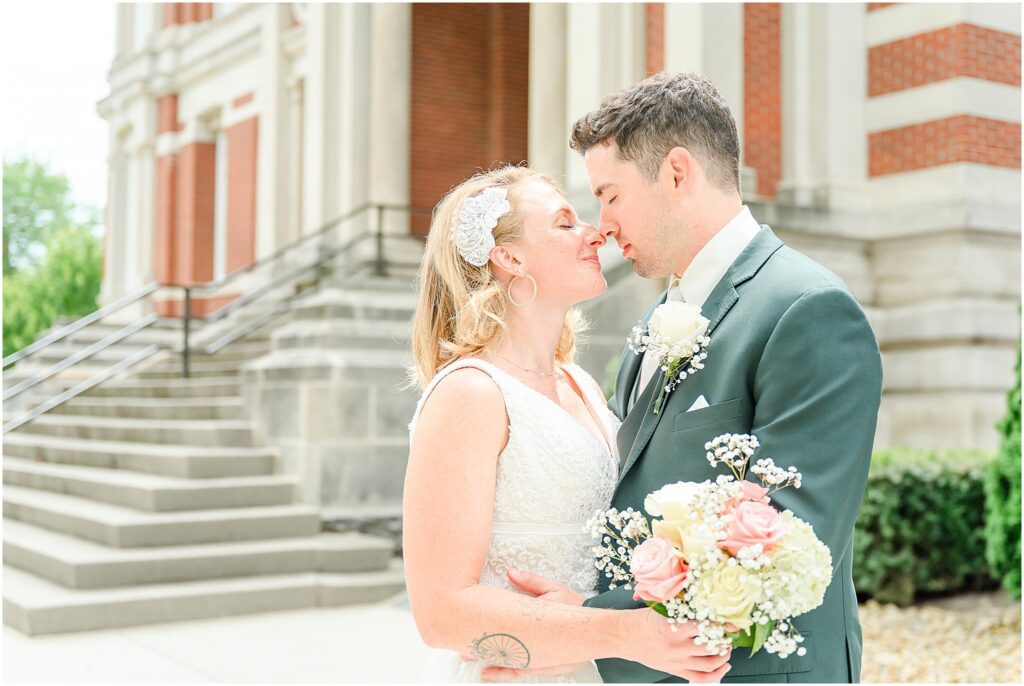 Bride and groom photos Coffeehouse 5 wedding