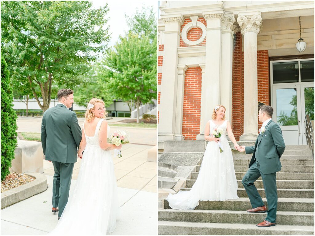 Bride and groom photos Coffeehouse 5 wedding