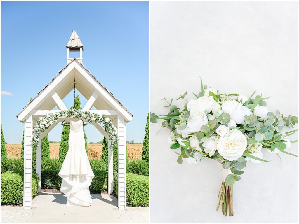 Wedding details White Willow Farms wedding