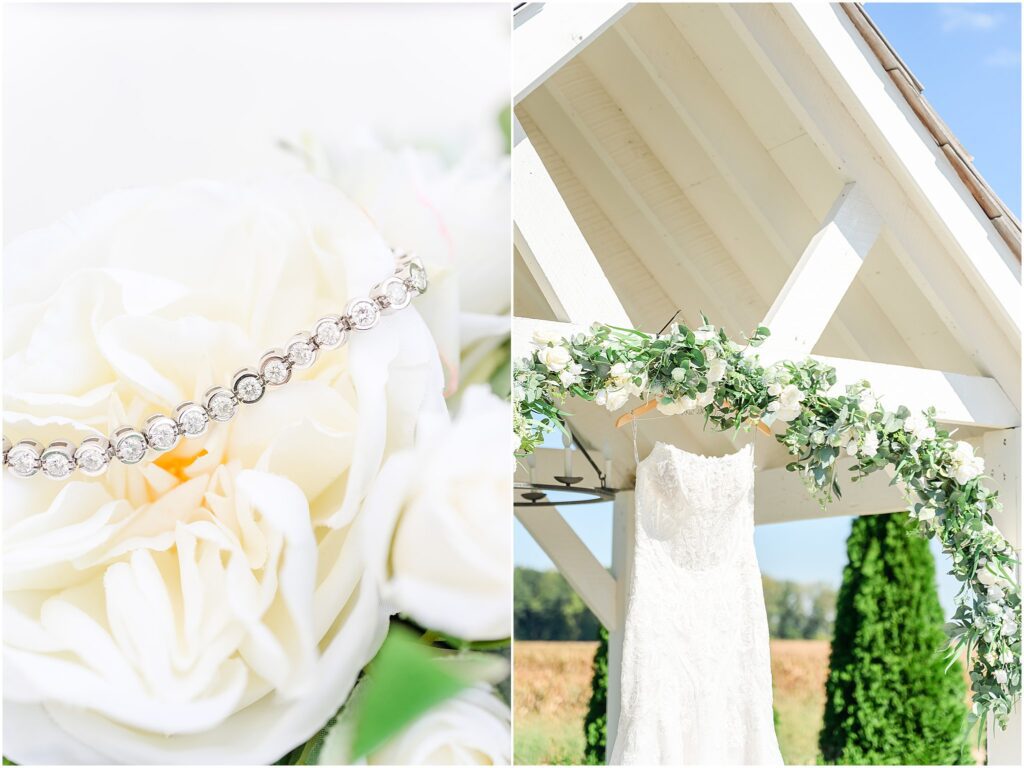 Wedding details White Willow Farms wedding