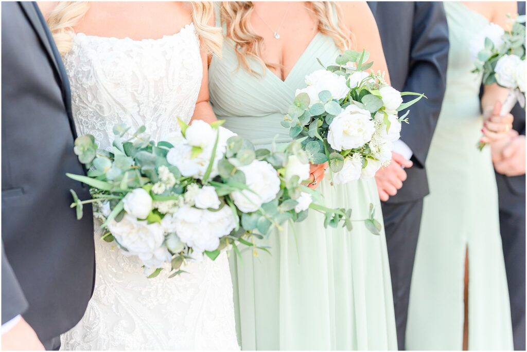 Wedding party photos White Willow Farms wedding