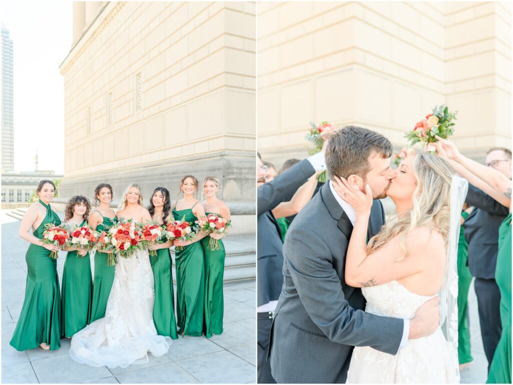 Wedding party photos