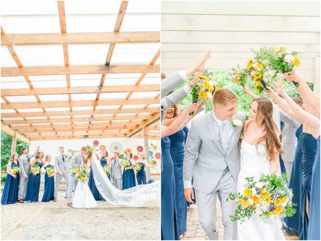 Wedding party photos