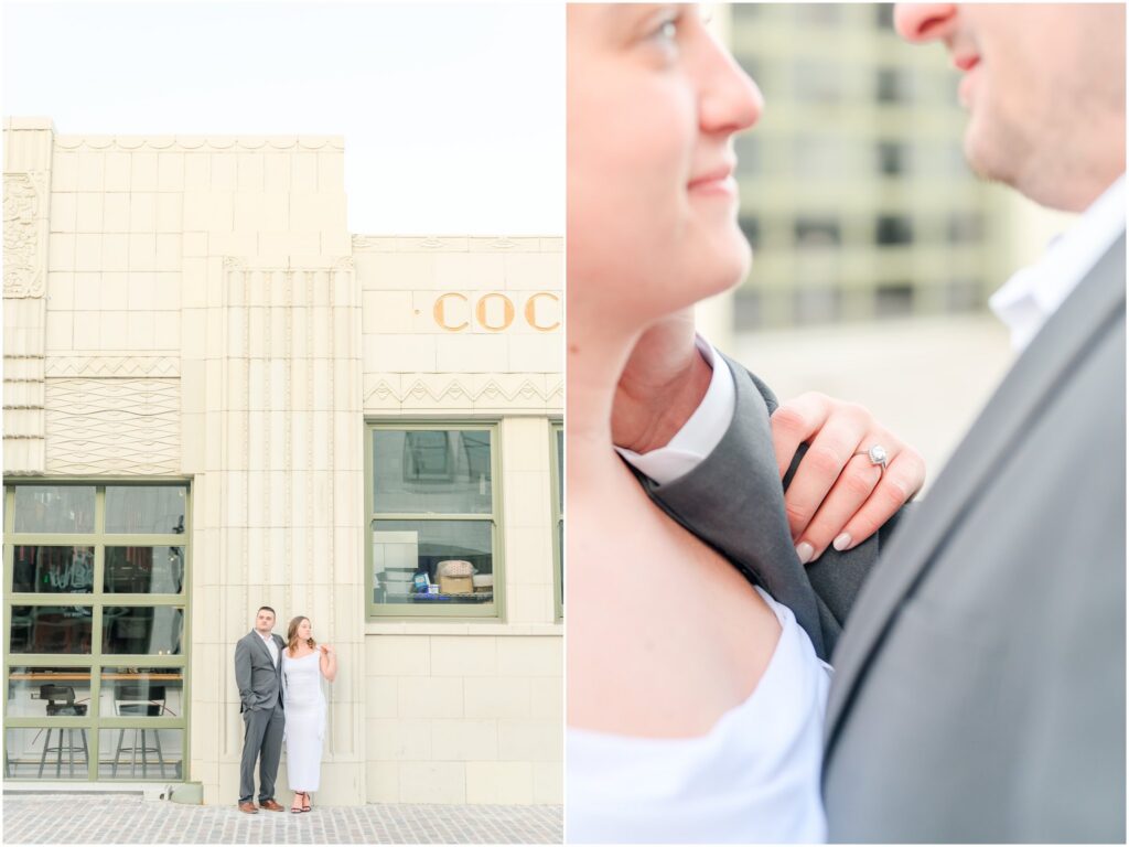 Bottleworks Hotel engagement photos