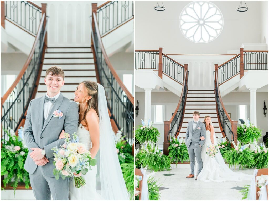 Romantic wedding portraits at Heritage Hill Events