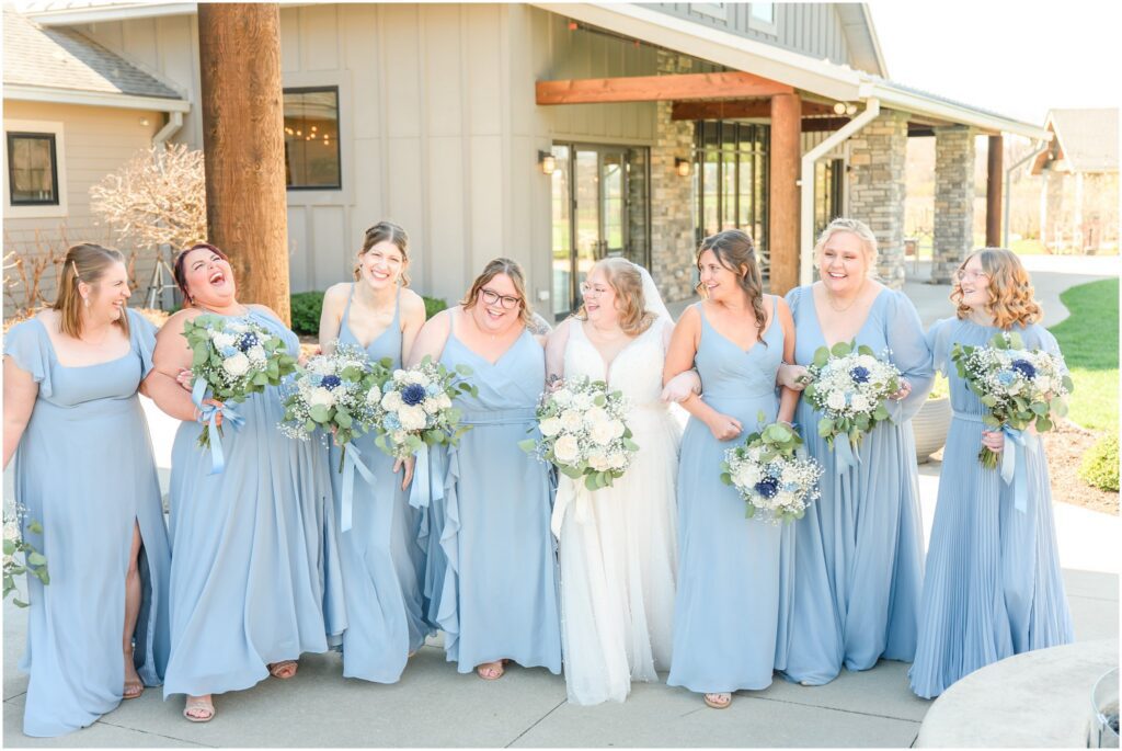 Wedding party photos at The Sycamore at Mallow Run