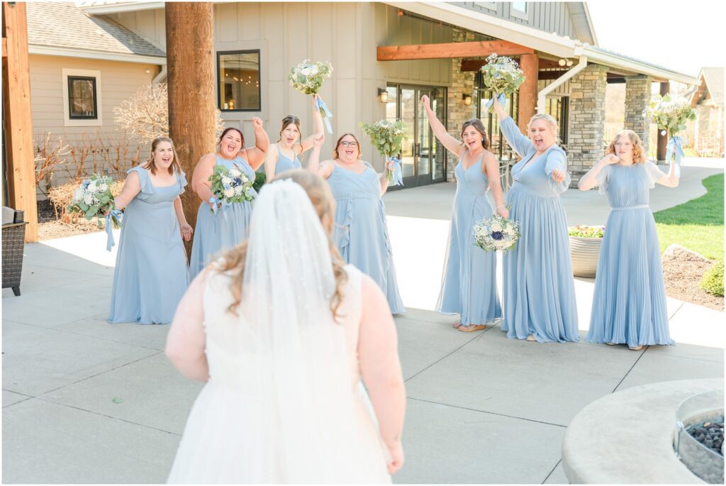 Wedding party photos at The Sycamore at Mallow Run