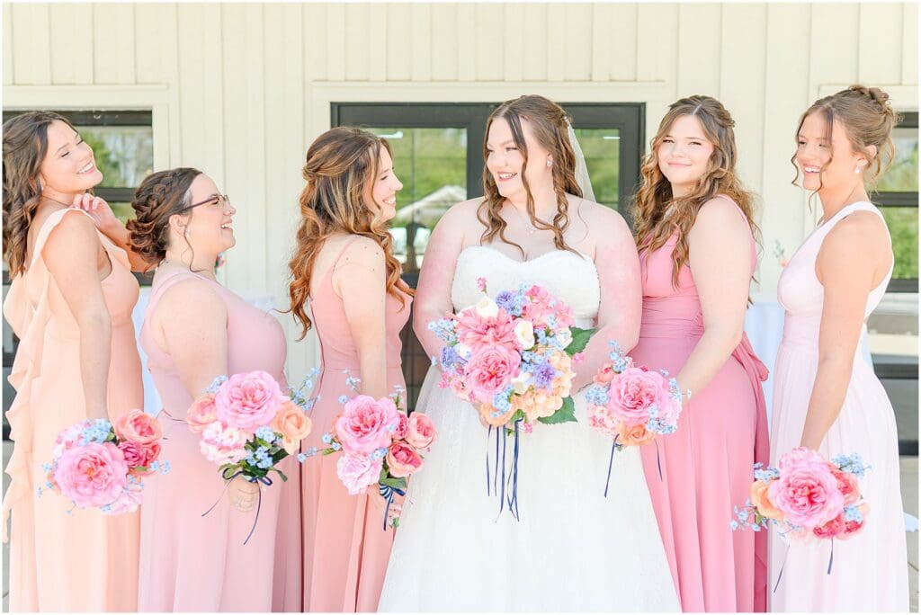 Wedding party photos at The Sixpence