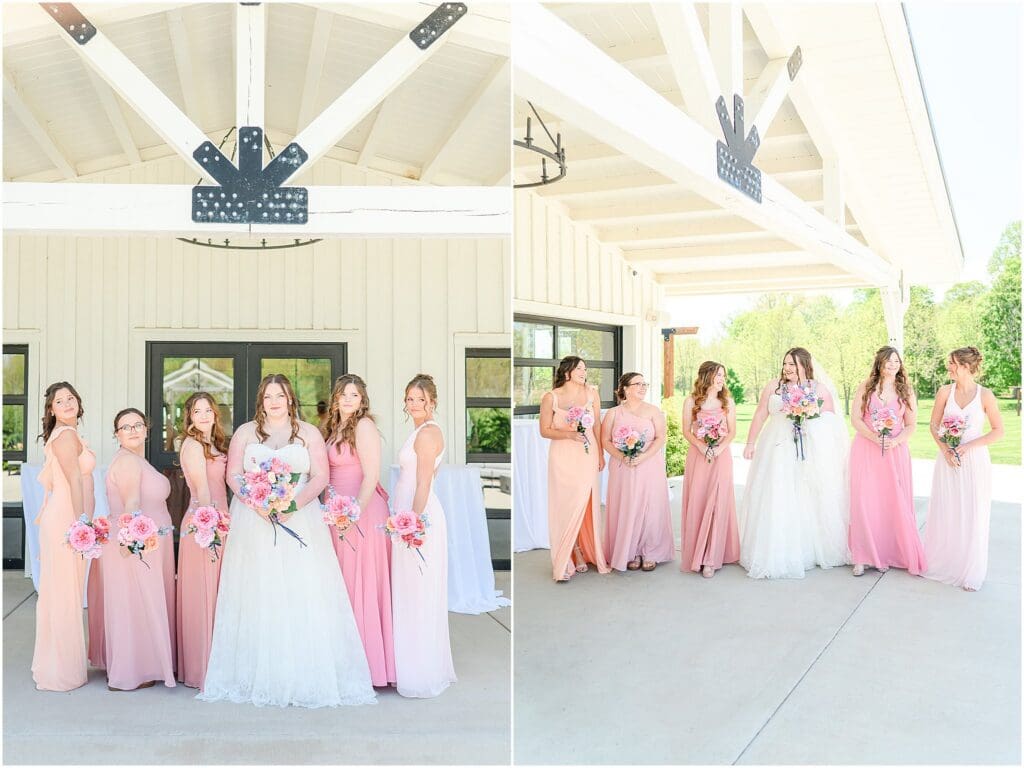 Wedding party photos at The Sixpence