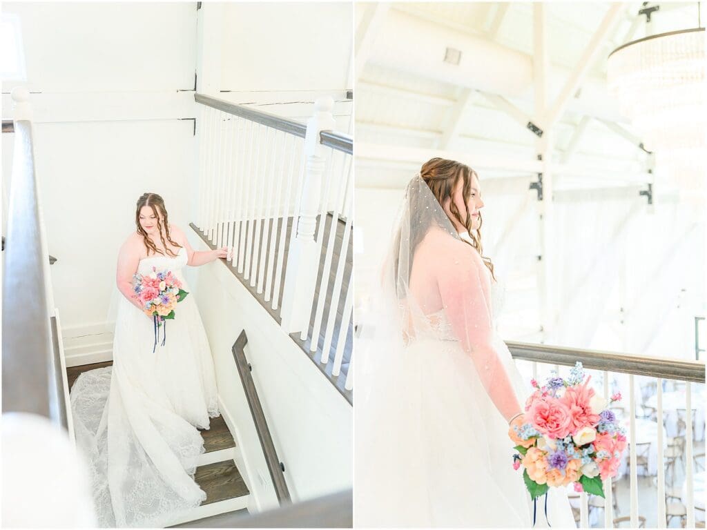 Bridal portraits at The Sixpence wedding