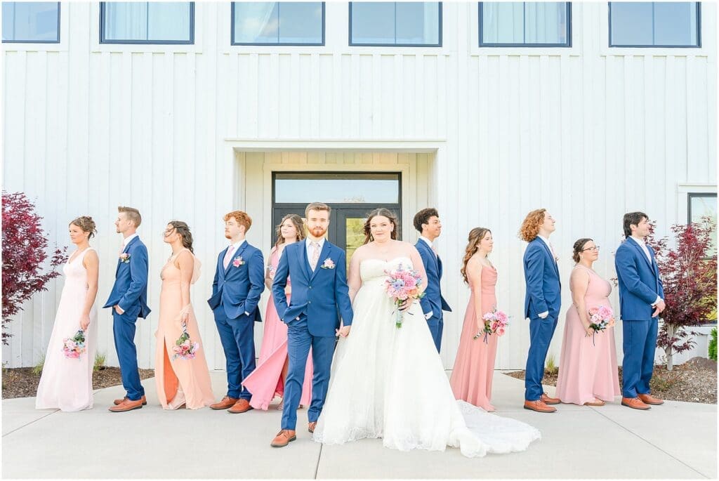 Wedding party photos at The Sixpence