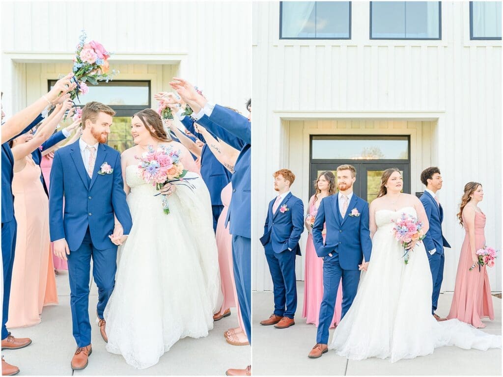 Wedding party photos at The Sixpence