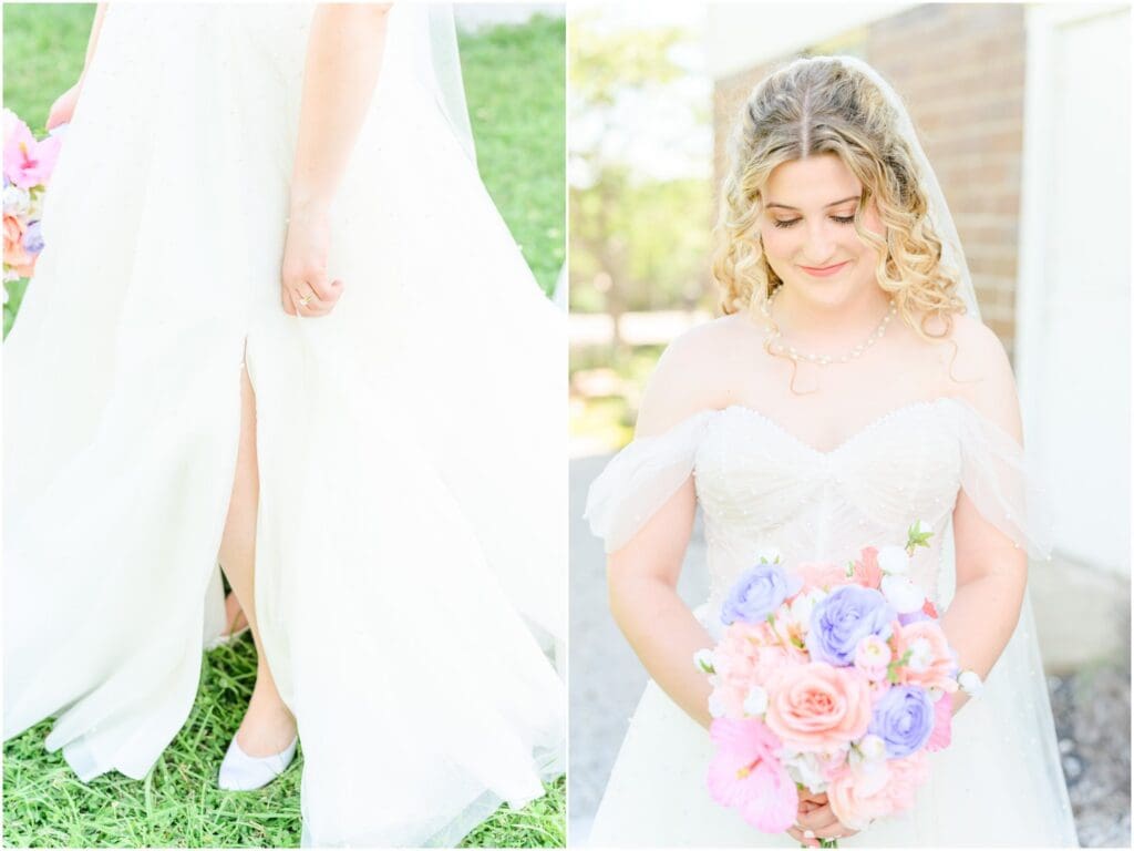 Bridal party photos Blossom Barn wedding