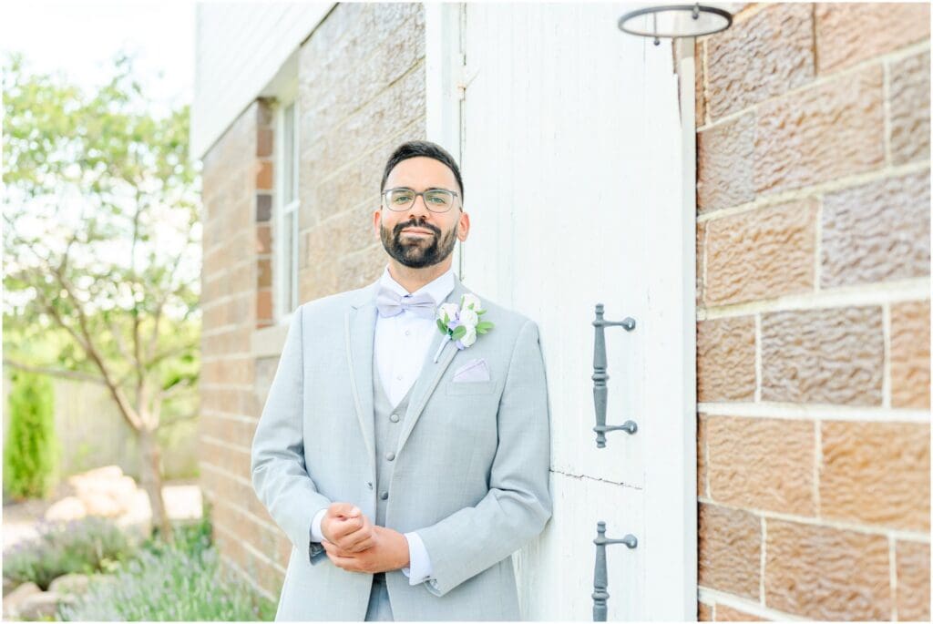 Wedding party photos Blossom Barn wedding