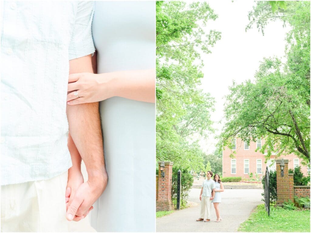 Coxhall Gardens engagement photos in Carmel Indiana