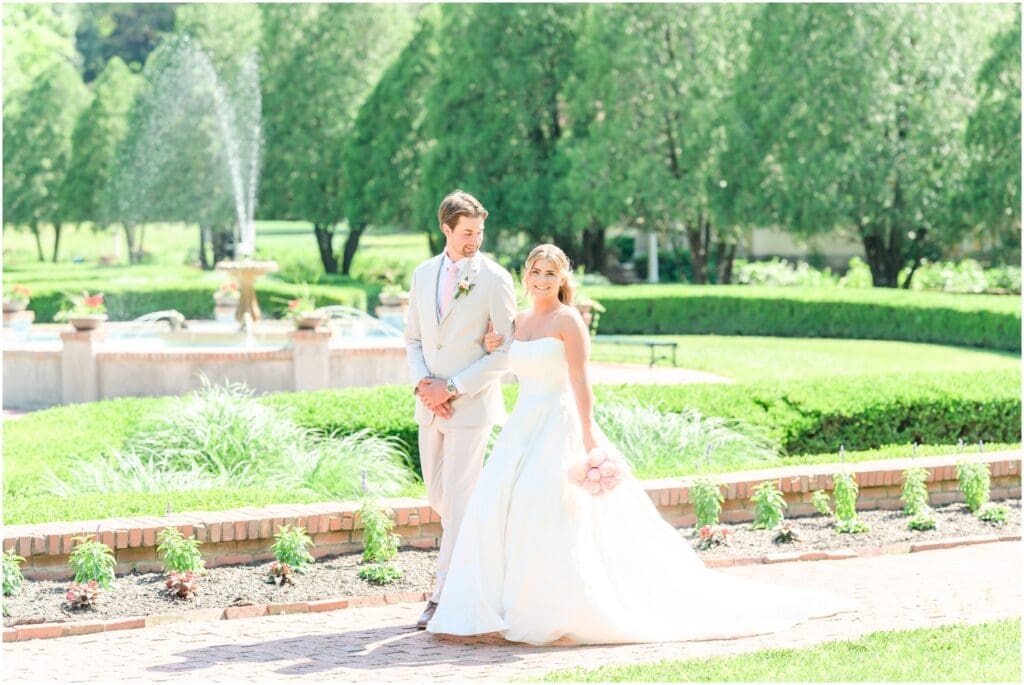Bride and groom photos French Lick Resort elopement