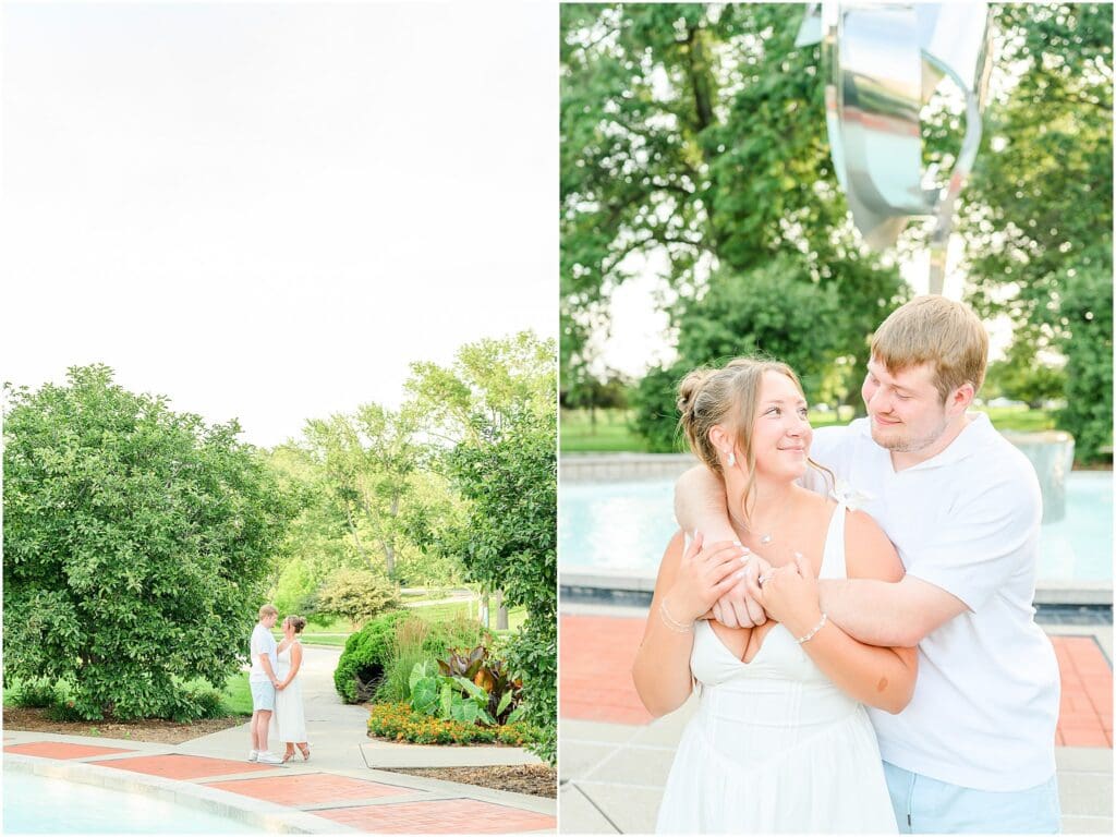 Rose-Hulman engagement photos in Terre Haute Indiana