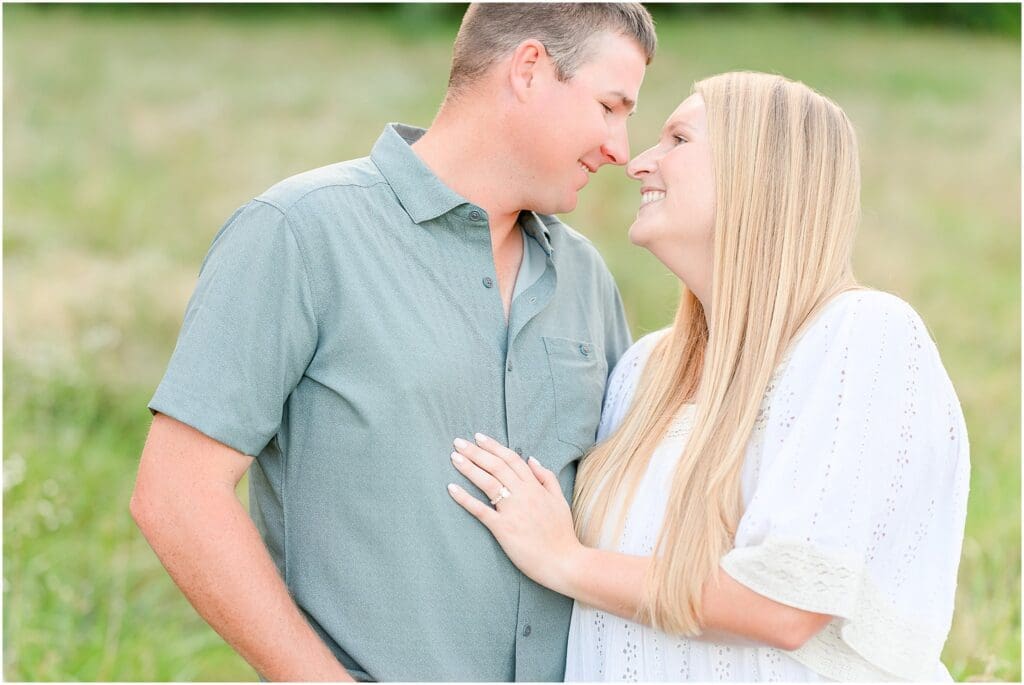 Fall engagement photos at Brown County State Park