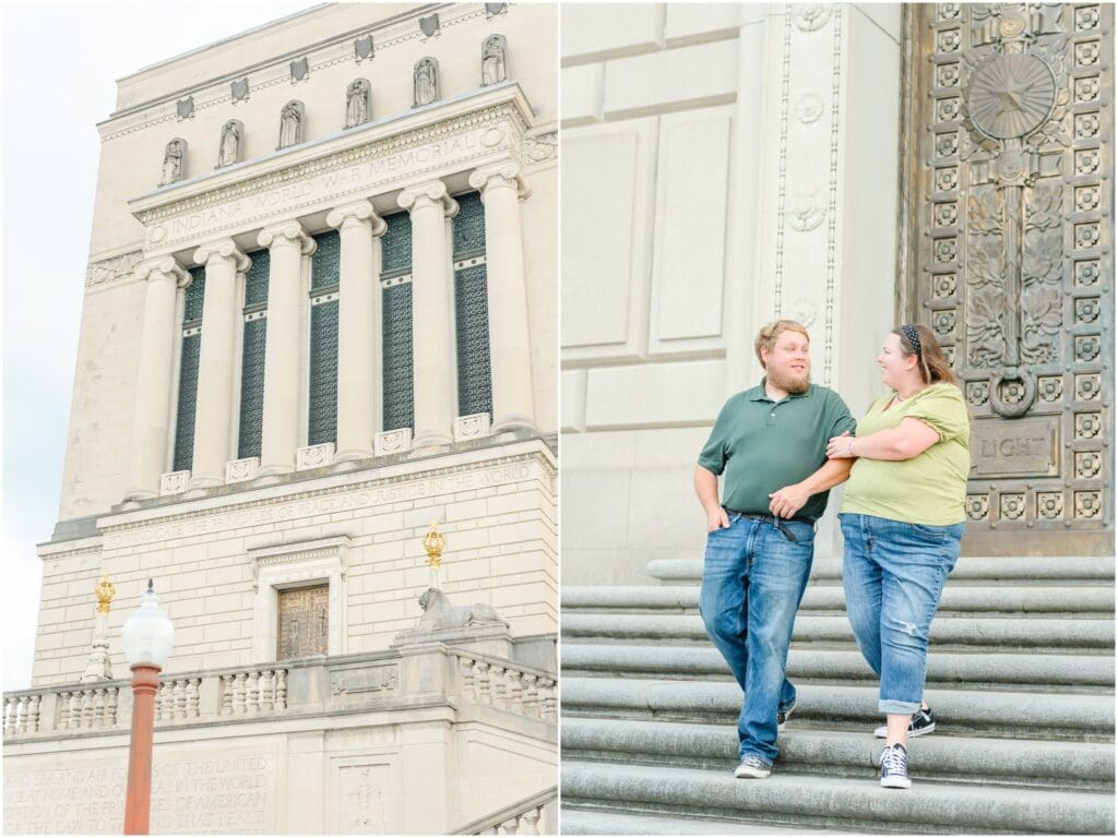 Indiana War Memorial Engagement Photos