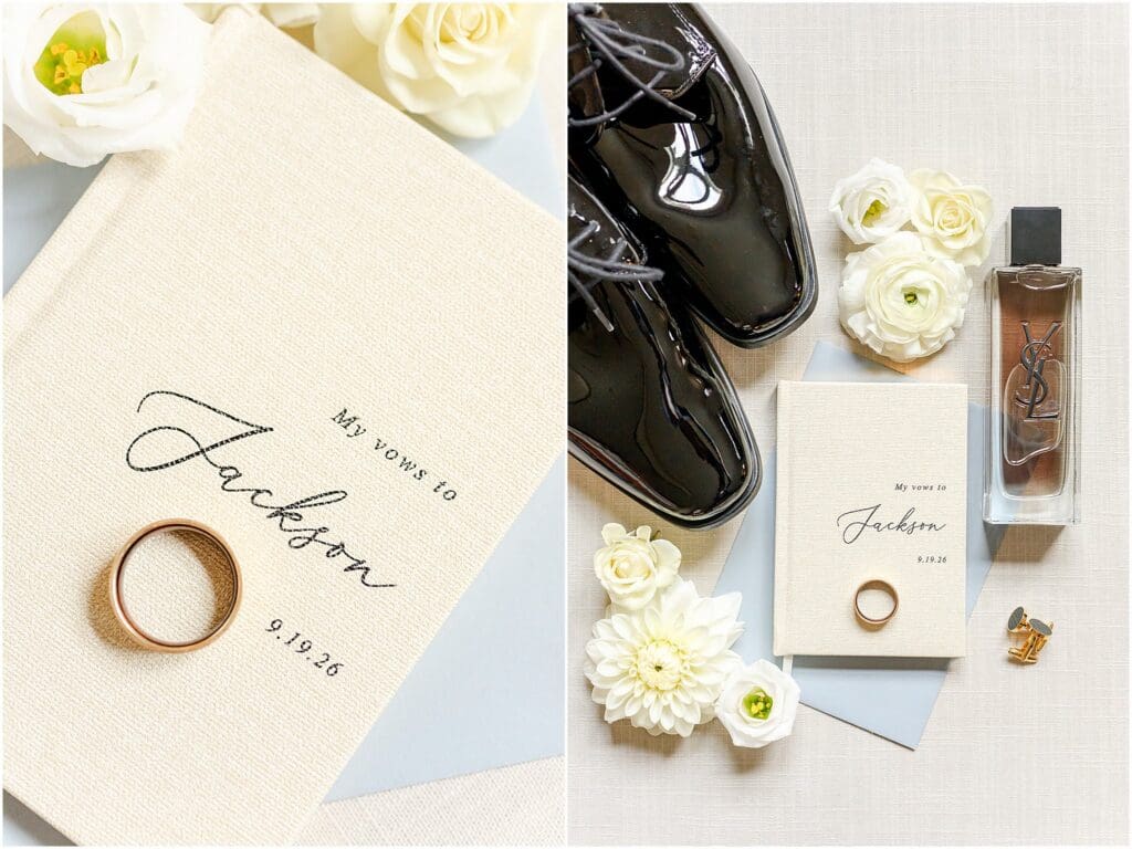 Bridal details from a romantic White Willow Farms wedding